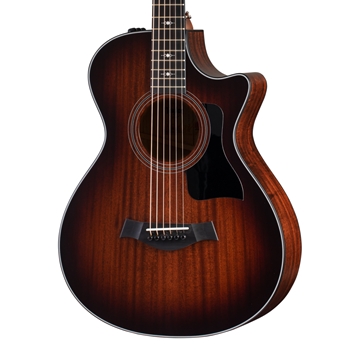 Taylor 322ce 12-Fret Acoustic/Electrc Guitar, Shaded Edgeburst, Tasmanian Blackwood Back and Sides