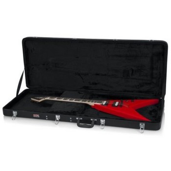 Gator GWE-EXTREME Hard-Shell Wood Case for Extreme Guitars Such as Flying V and Explorer