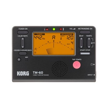 Korg TM60BK Tuner Metronome - Black