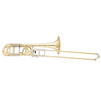 Shires Q36 Series Bass Trombone with Rotary and Yellow Brass Bell
