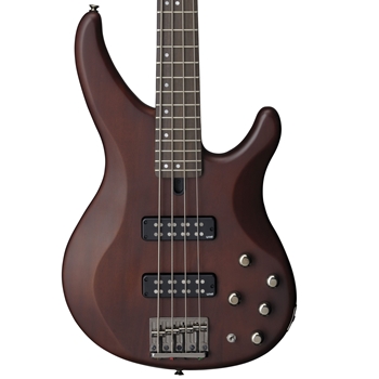 Yamaha TRBX504 4-String Premium Electric Bass Guitar, Trans Brown