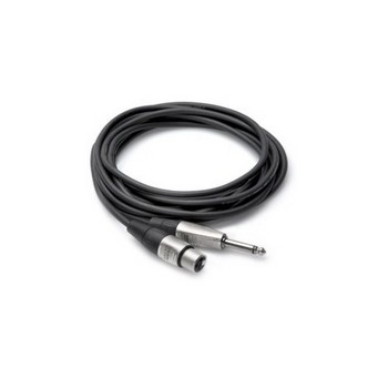 Hosa HXP-020 Pro Unbalanced Interconnect Cable, Rean XLR3F to 1/4", 20 Feet