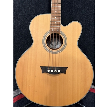 Used Dean EABC Cutaway Acoustic/Electric Bass with Bag