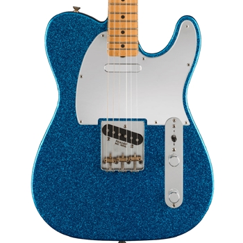 Fender J Mascis Telecaster Electric Guitar, Maple Fingerboard, Bottle Rocket Blue Flake