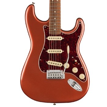 Fender Player Plus Stratocaster Electric Guitar, Pau Ferro Fingerboard, Aged Candy Apple Red