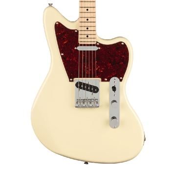 Squier Paranormal Offset Telecaster Electric Guitar, Maple Fingerboard, Olympic White