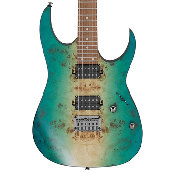 Ibanez RG421PB RG Standard Electric Guitar, Caribbean Shore Flat