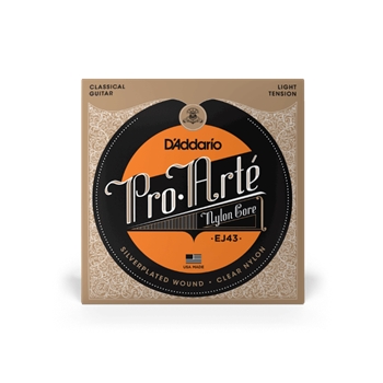 D'Addario  EJ43 Pro-Arte Nylon Classical Guitar Strings, Light Tension