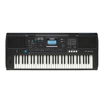 Yamaha PSRE473 61-Note High-Level Portable Keyboard w/PA150 Power Adapter