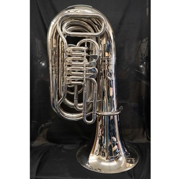 Used St. Petersburg 202N Tuba, Nickel Plate