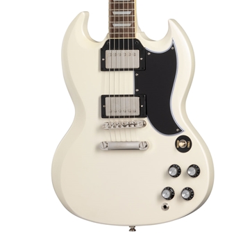 Epiphone 1961 Les Paul SG Standard Electric Guitar, Aged Classic White