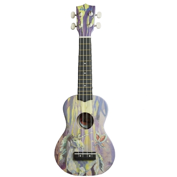 Amahi DDUK20 Enchanted Forest, Unicorn Design Soprano Uke