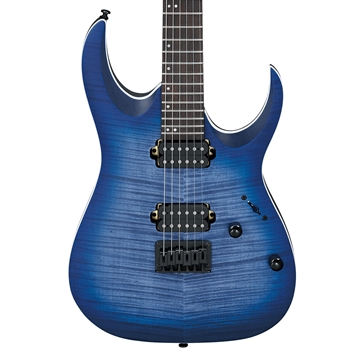 Ibanez EGA42FM Electric Guitar, Blue Lagoon Burst Flat