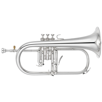 Yamaha YFH-8310ZIIS Custom Flugelhorn, Silver Plated