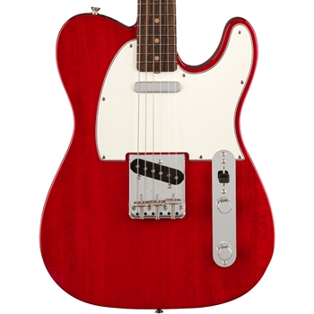 Fender American Vintage II 1963 Telecaster Electric Guitar, Crimson Red Transparent