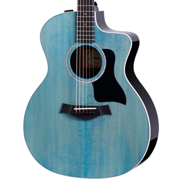 Taylor 214ce Deluxe Limited Edition Acoustic Guitar, Trans Blue