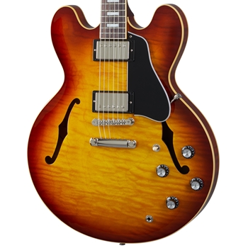Gibson ES-335 Figured Semi-Hollowbody Electric Guitar, Iced Tea Burst
