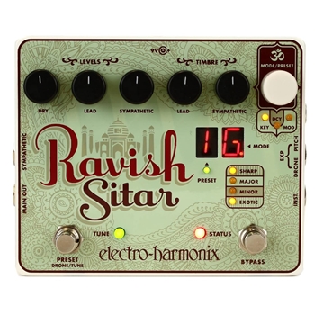 Electro-Harmonix RAVISH The Ravish Sitar Synthesizer Guitar Effects Pedal